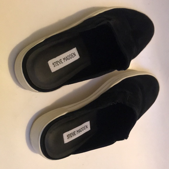 Steve Madden slip on leather upper shoes size women’s 9.5M fabulous condition - Picture 6 of 8